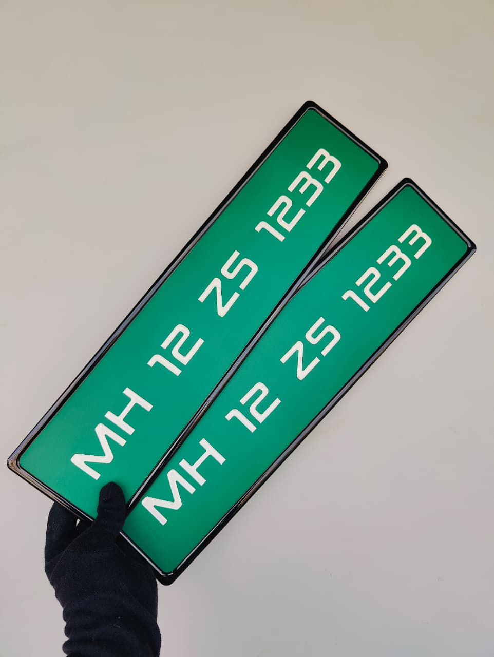 Emerald Line Series EV number plate