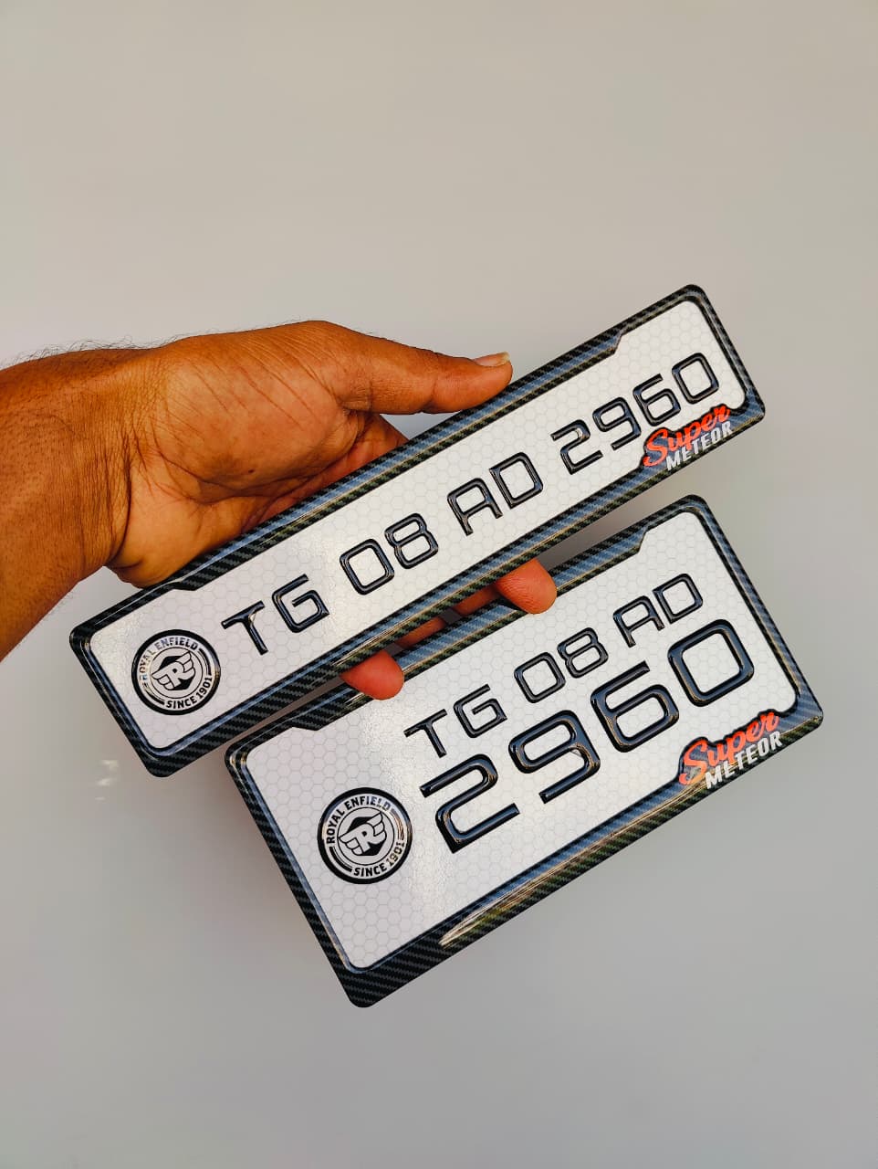 Order Bike Gel Number Plates