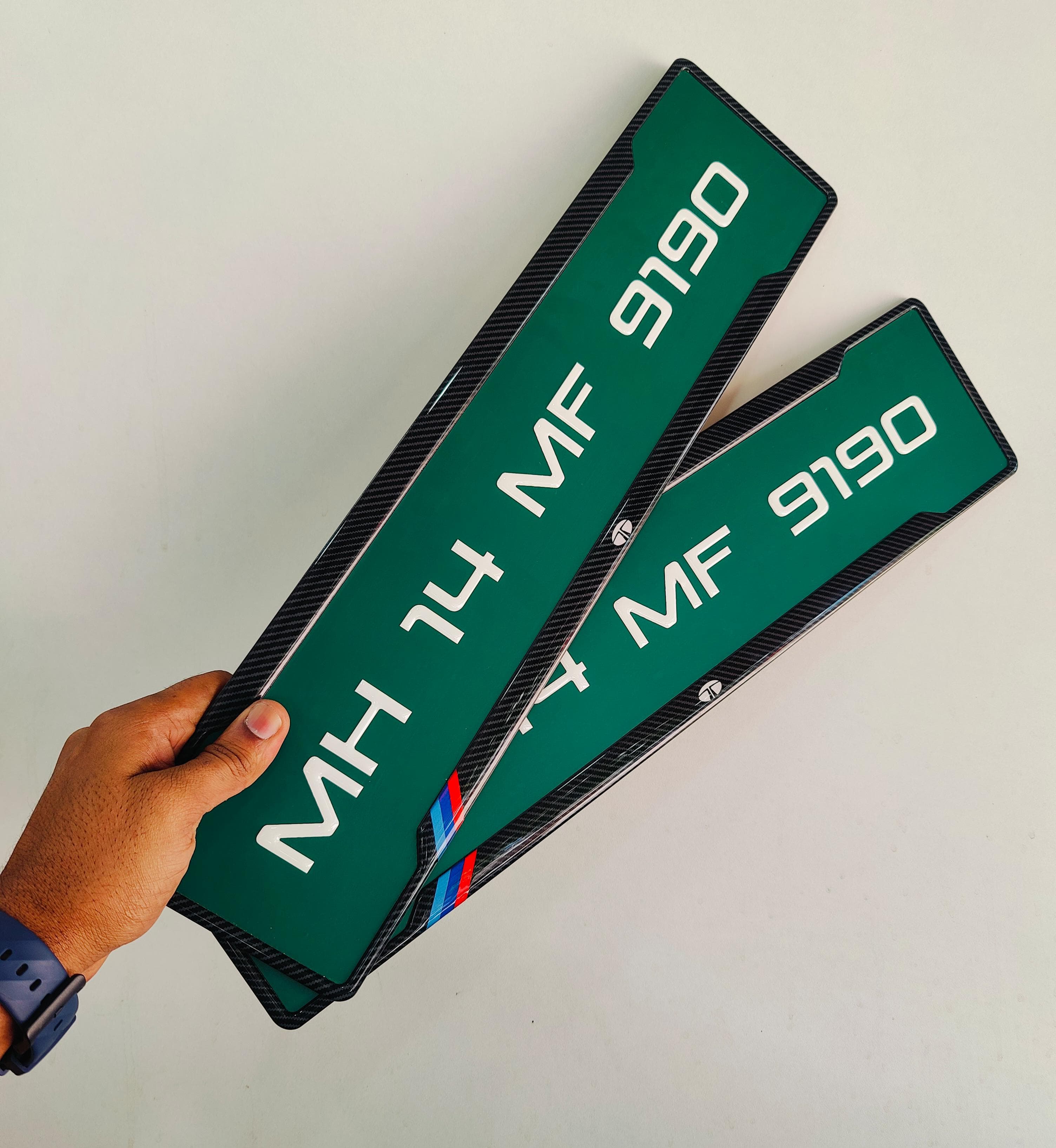 Premium SUV gel number plate India for Creta Thar Fortuner and Nexon